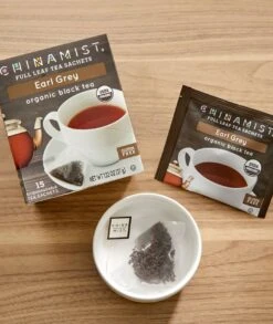 China Mist - Earl Grey Organic Black Full Leaf Tea Sachet, 2 Boxes 15 Count Each -Coffee Tea china mist earl grey organic black full leaf tea sachet2 1 1