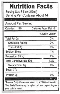 Peach Frozen Drink Mix, Tropical Sensations, 1 Bottle (64 Oz.) -Coffee Tea frozen drink mix nutrient 6
