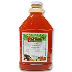 Peach Frozen Drink Mix, Tropical Sensations, 1 Bottle (64 Oz.)